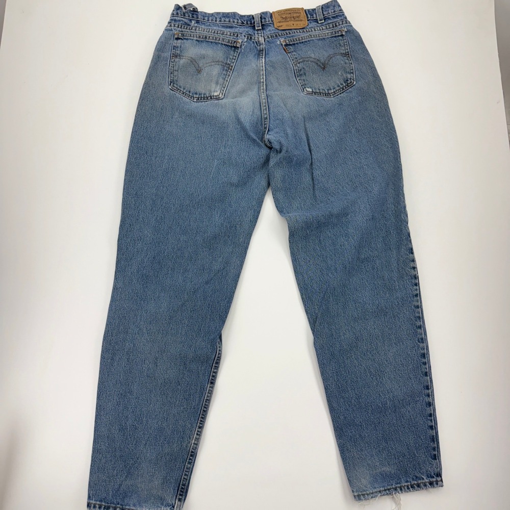 Vintage Levis 560 Orange Tab Jeans Mens 36x34 Blue Loose Fit Tapered USA Made - Picture 2 of 15